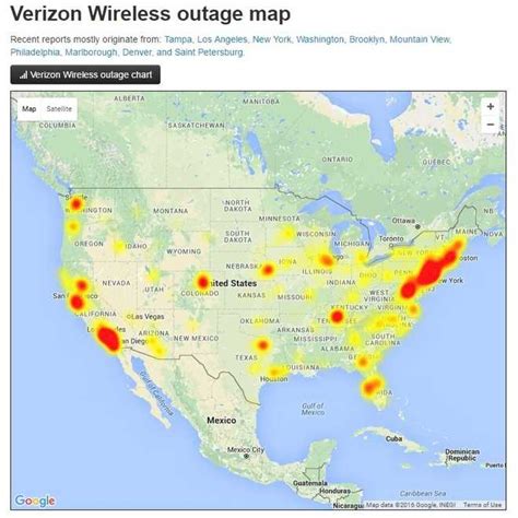 verizon outages near me today